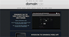 Desktop Screenshot of domainhole.com